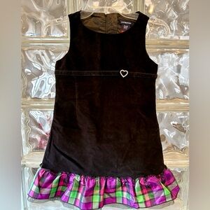 Vintage Gap Kids Christmas/Holiday Dress-size XS (4-5)